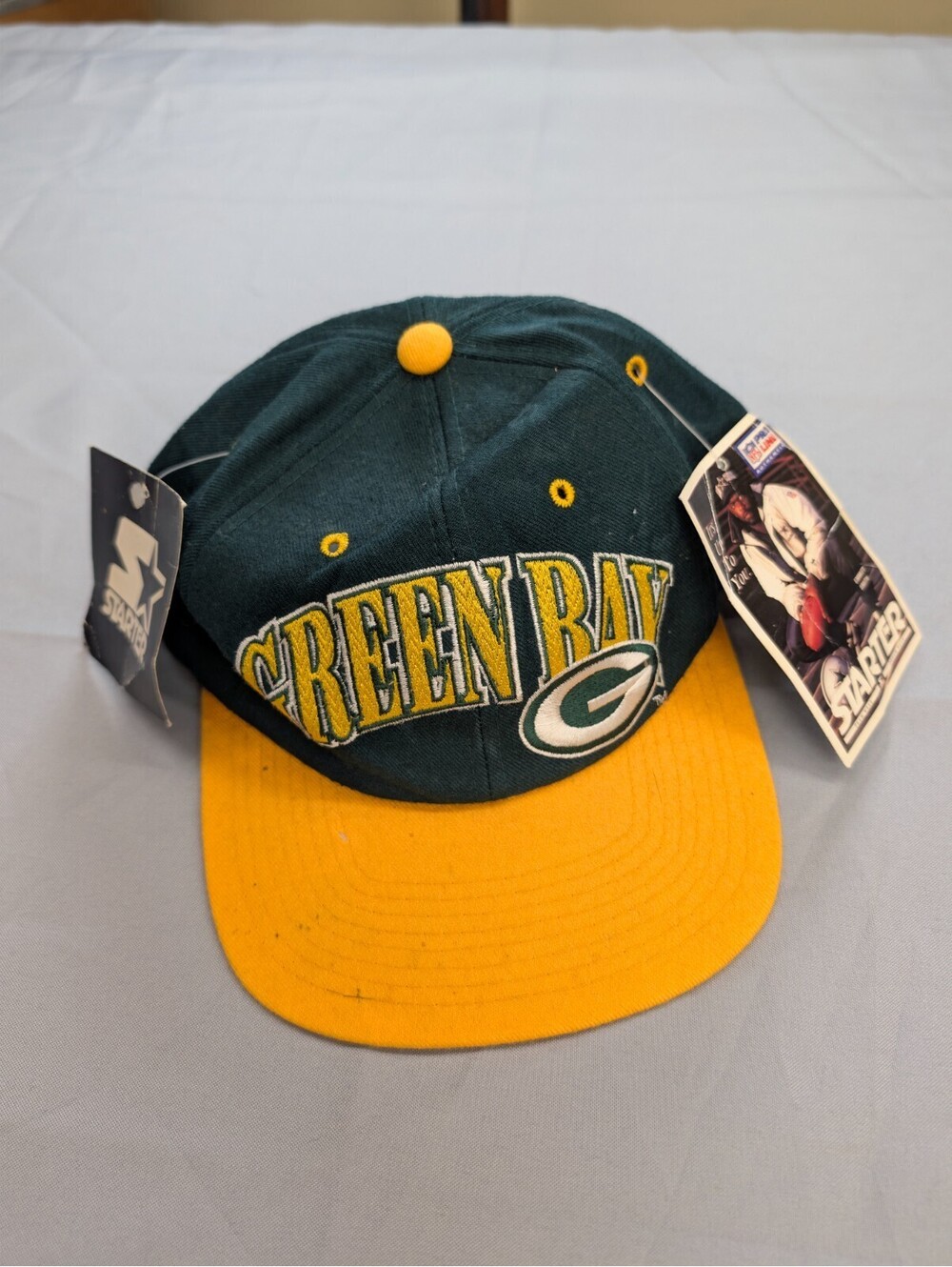 Green Bay Packers Starter Snapback Hat VTG 90s NFL Wool NWT